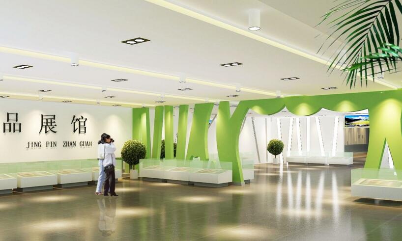 綠色展臺設計理念,創意展臺設計4條規則 展會新聞 第4張-聯拓創意 綠色環保體驗廳搭建效果圖